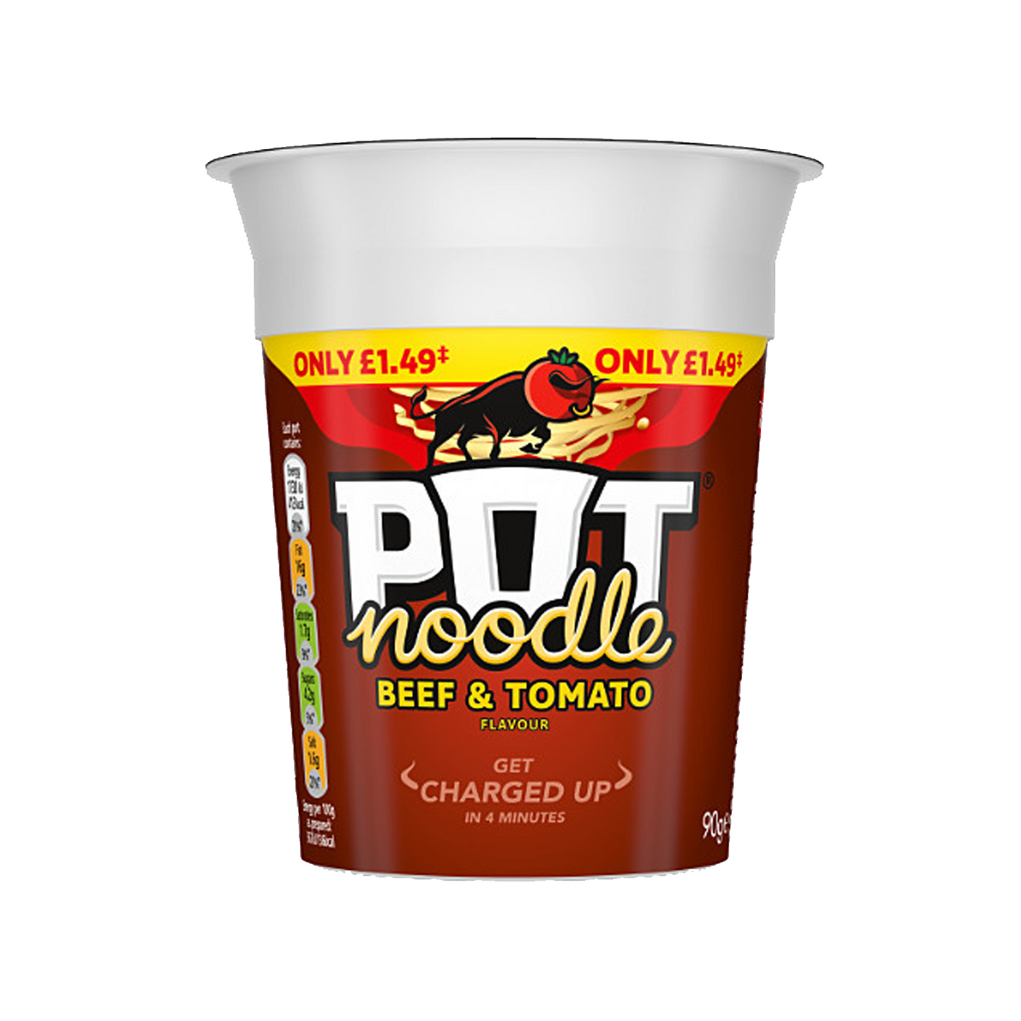 Pot Noodle 12 x 90g Case (Multiple Flavours)