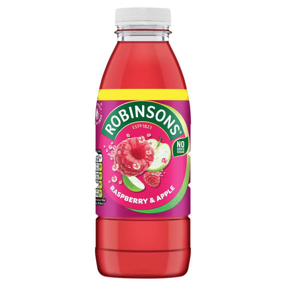 Robinsons Ready To Drink Apple & Raspberry 12 x 500ml Bottles Case
