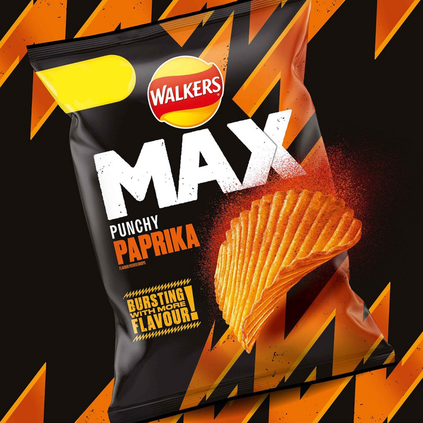 Walkers Max Punch Paprika Crisps 15 x 70g Case