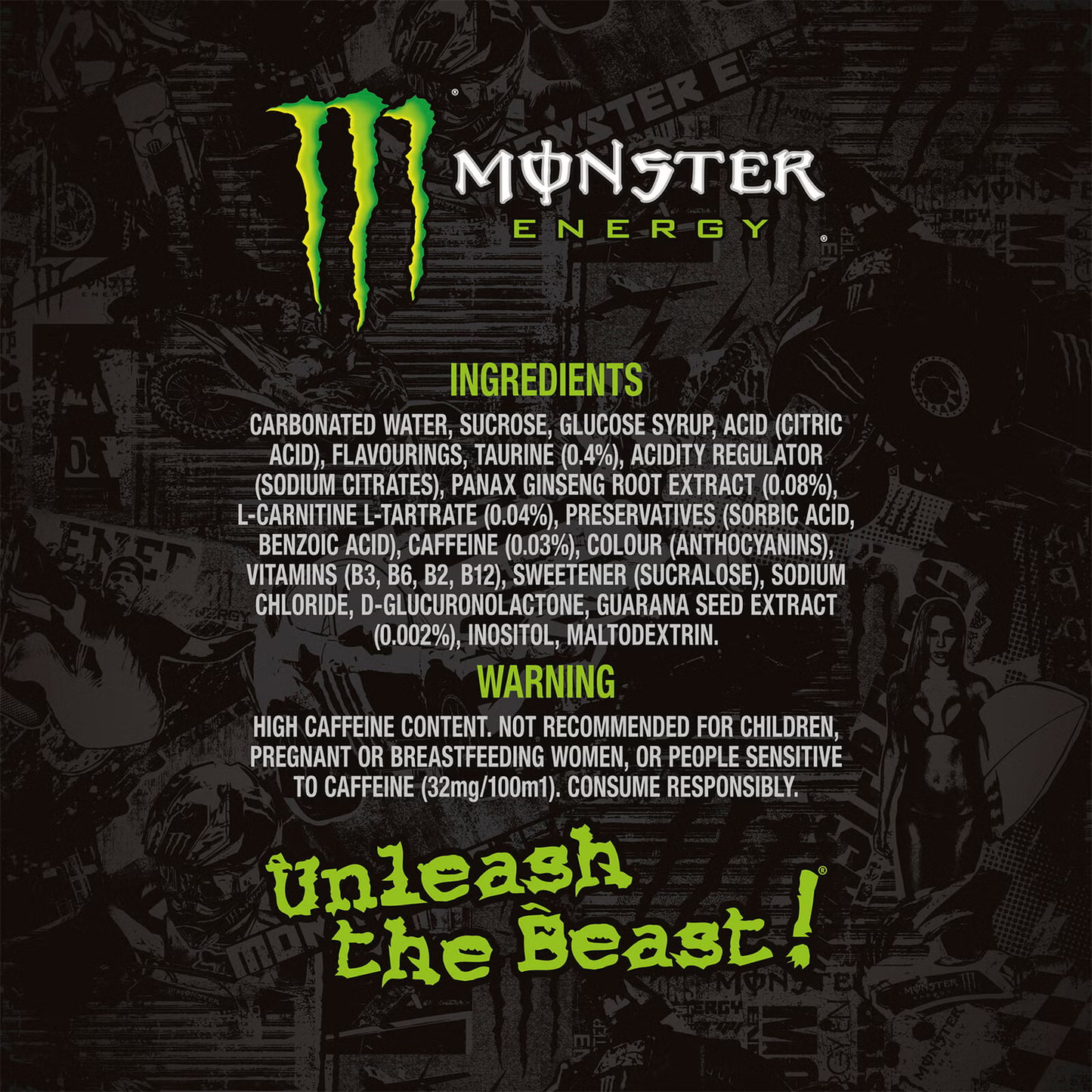 Monster Original 24 x 500ml Cans Case