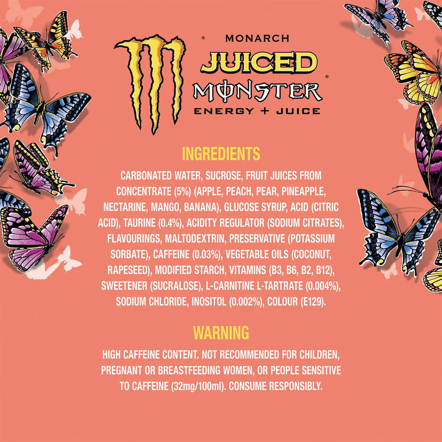 Monster Monarch 24 x 500ml Cans Case