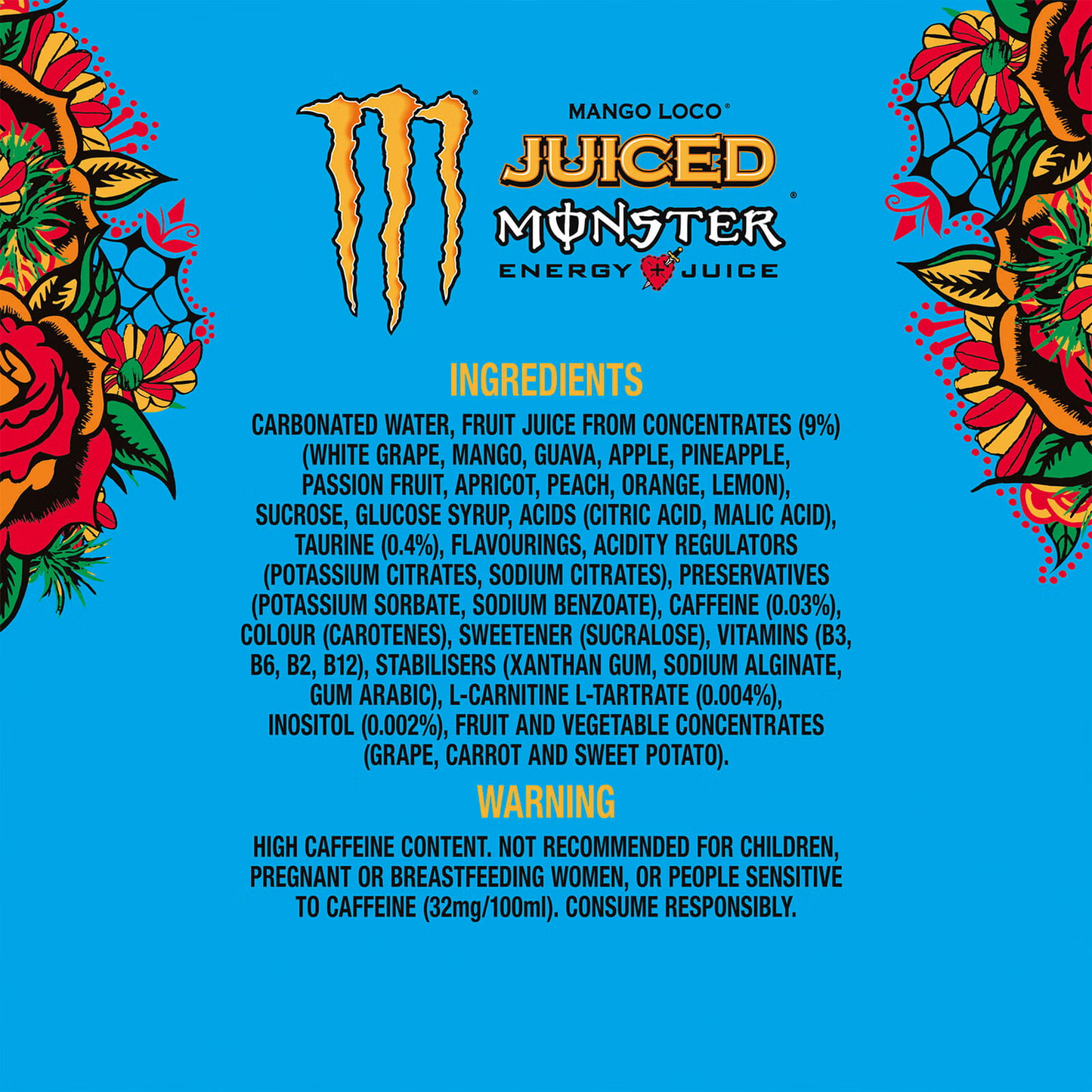 Monster Mango Loco 24 x 500ml Cans Case