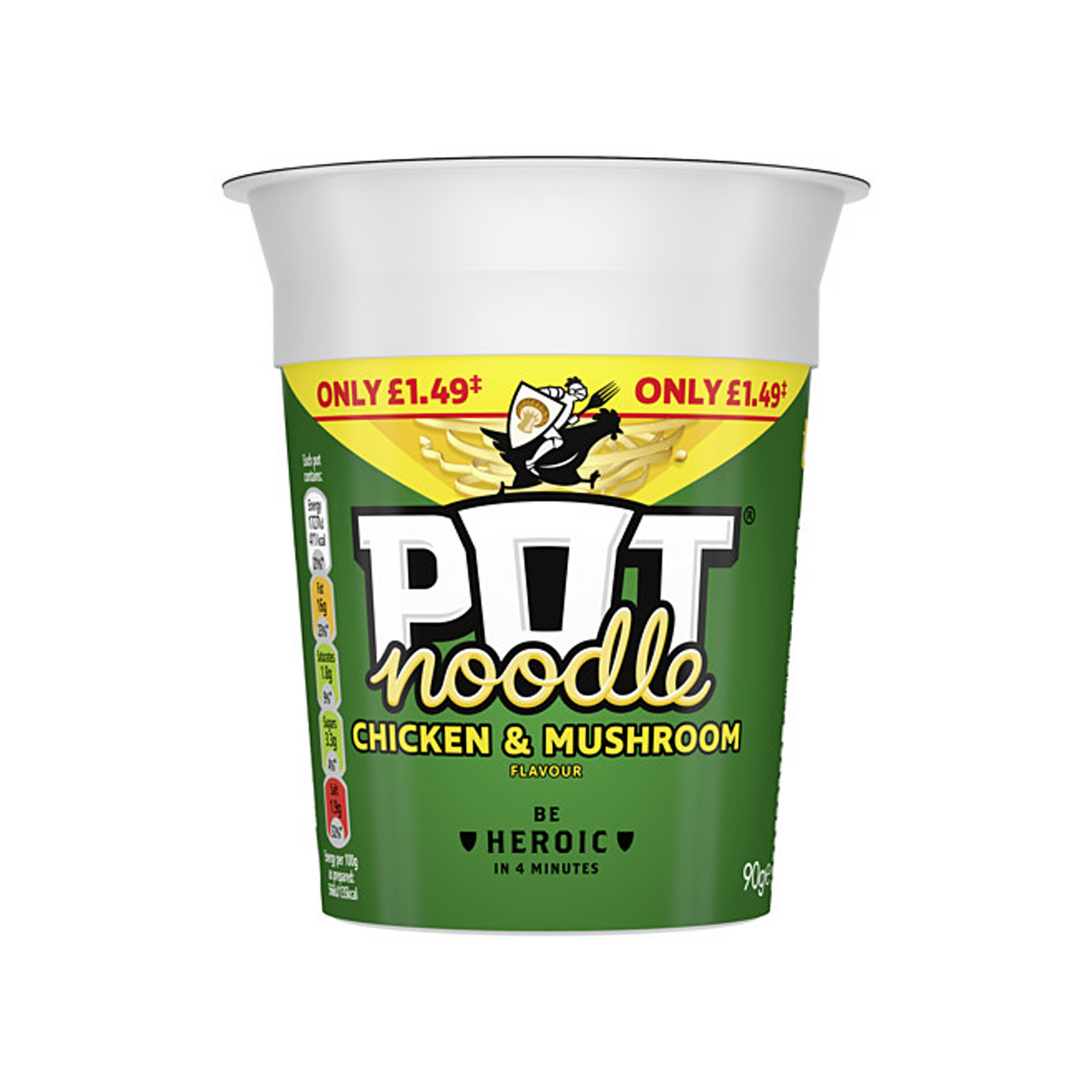 Pot Noodle 12 x 90g Case (Multiple Flavours)