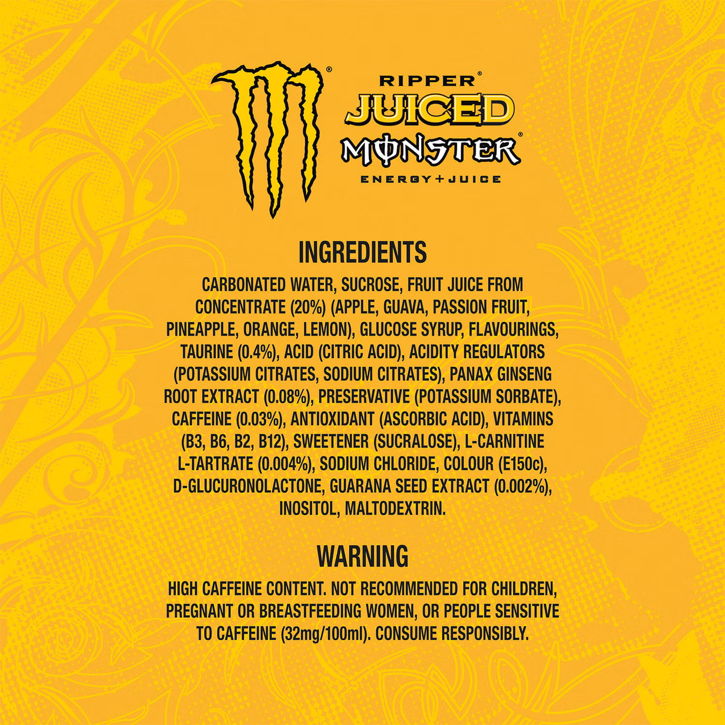 Monster Ripper 24 x 500ml Cans Case