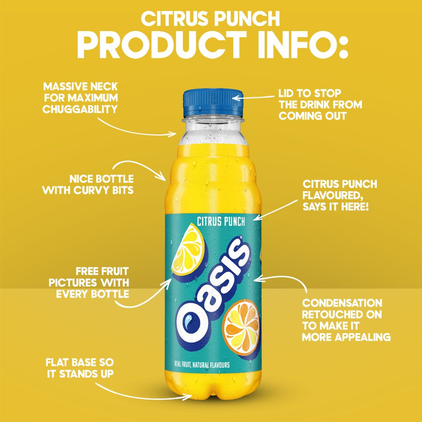 Oasis 12 x 500ml Case (Multiple Flavours)