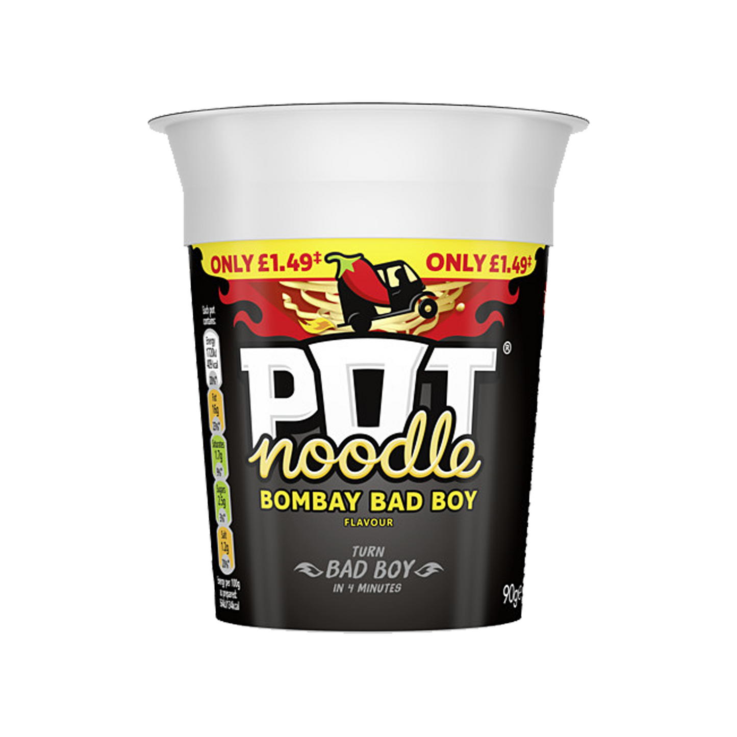Pot Noodle 12 x 90g Case (Multiple Flavours)