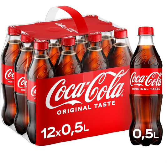 Coke Original 12 x 500ml Bottles Case