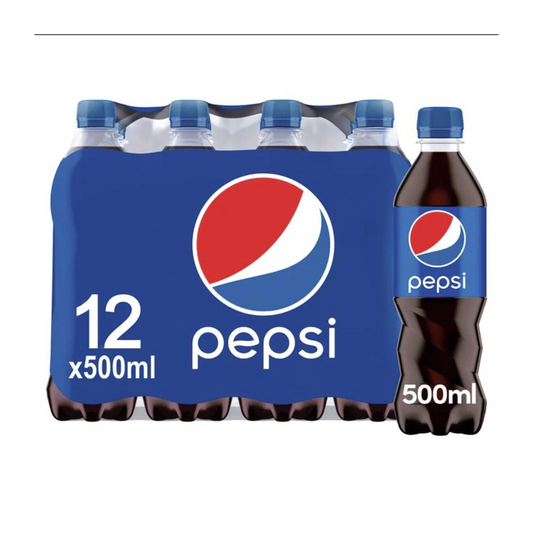 Pepsi 12 x 500ml Bottles Case