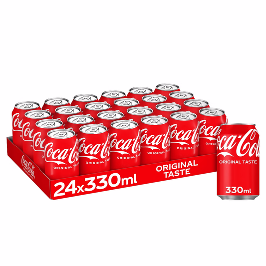 Coke Original 24 x 330ml Cans Case