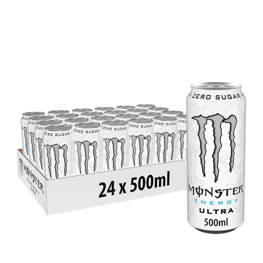 Monster Ultra White 24 x 500ml Cans Case