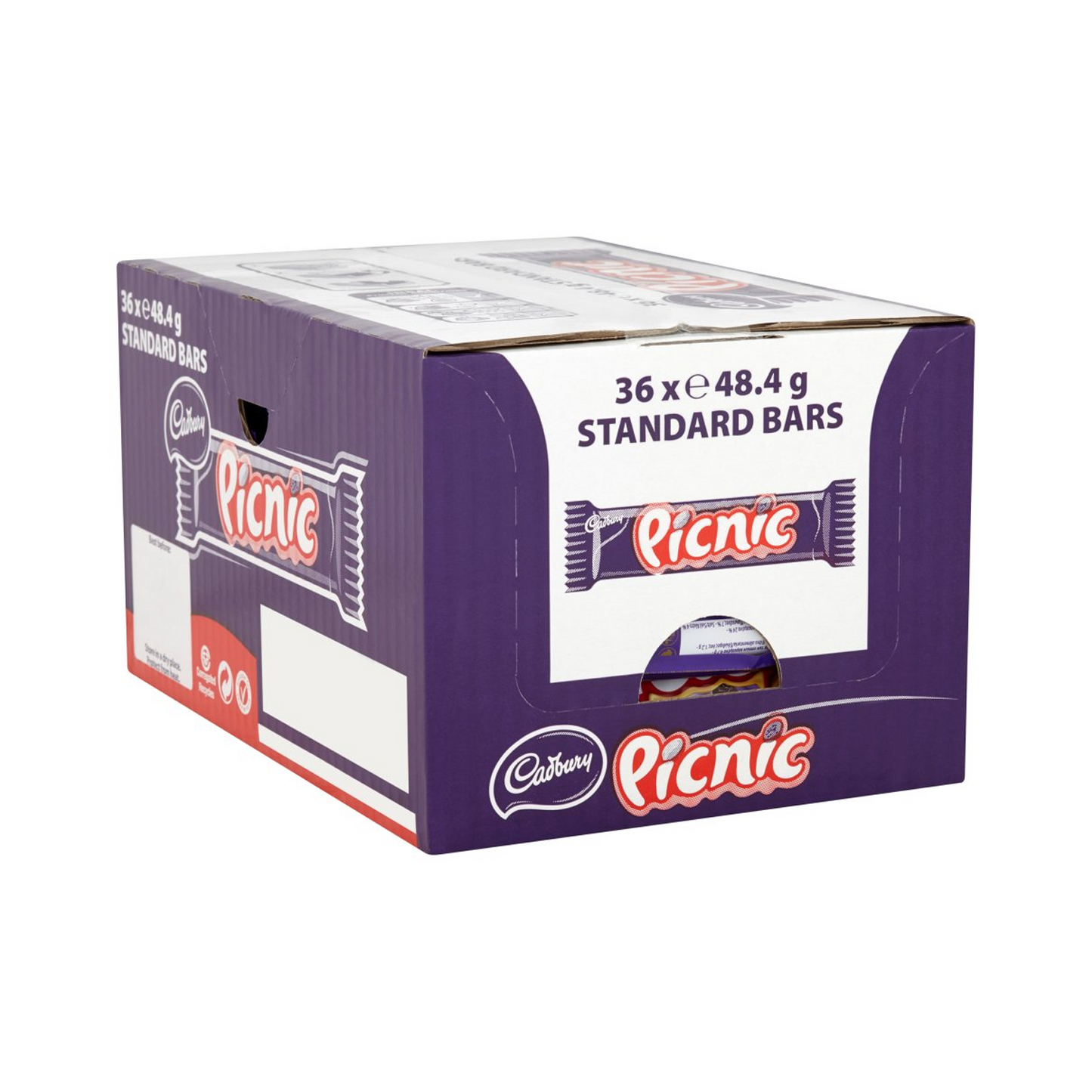 Cadbury Picnic Chocolate Bar 36 x 48.4g Case